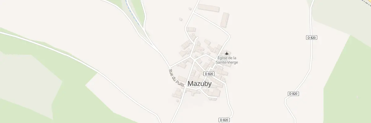 Plan du 1 Pl Publique à Mazuby