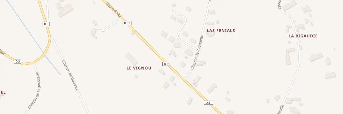 Plan du 64 Che de Rouquette à Villeneuve-sur-Vère