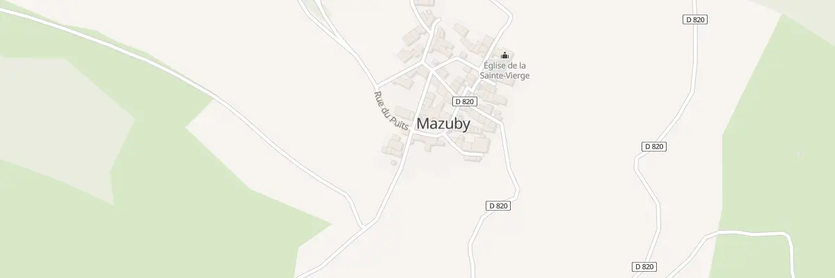 Plan du 10 Le Village à Mazuby