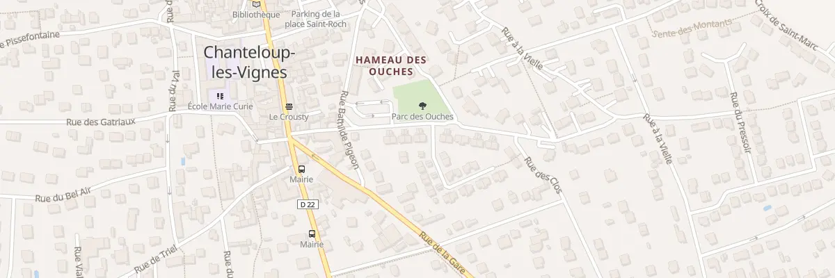 Plan du 25 Grande Sente des Fonceaux à Chanteloup-les-Vignes