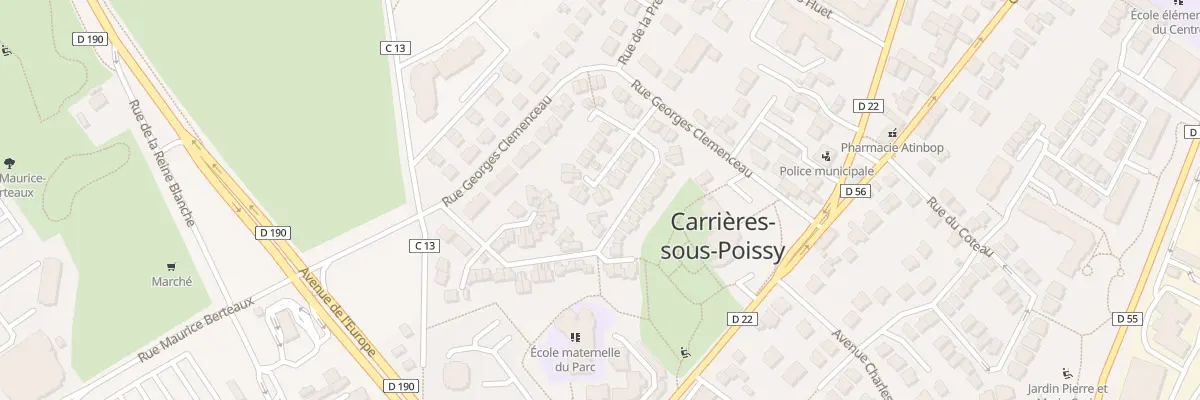 Plan du 43 All Charles Meissonier à Carrières-sous-Poissy