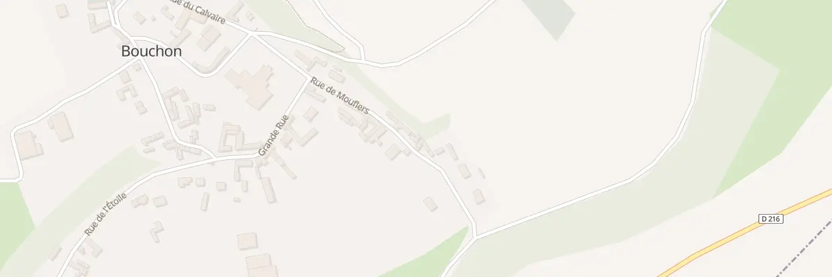 Plan du 9 Rue de Mouflers à Bouchon