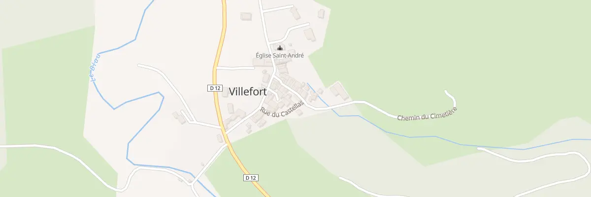 Plan du 11 Rue du Barry à Villefort