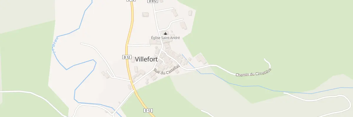 Plan du 56 Rue du Barry à Villefort