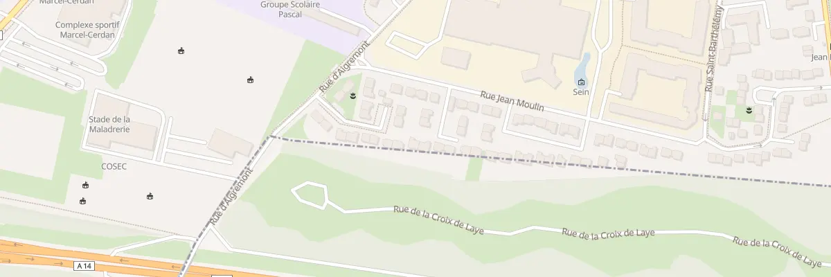 Plan du 103 Rue Jean Moulin à Poissy