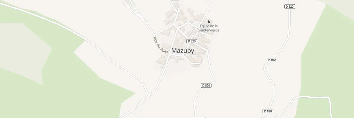 Plan du 2 Imp du Prel à Mazuby