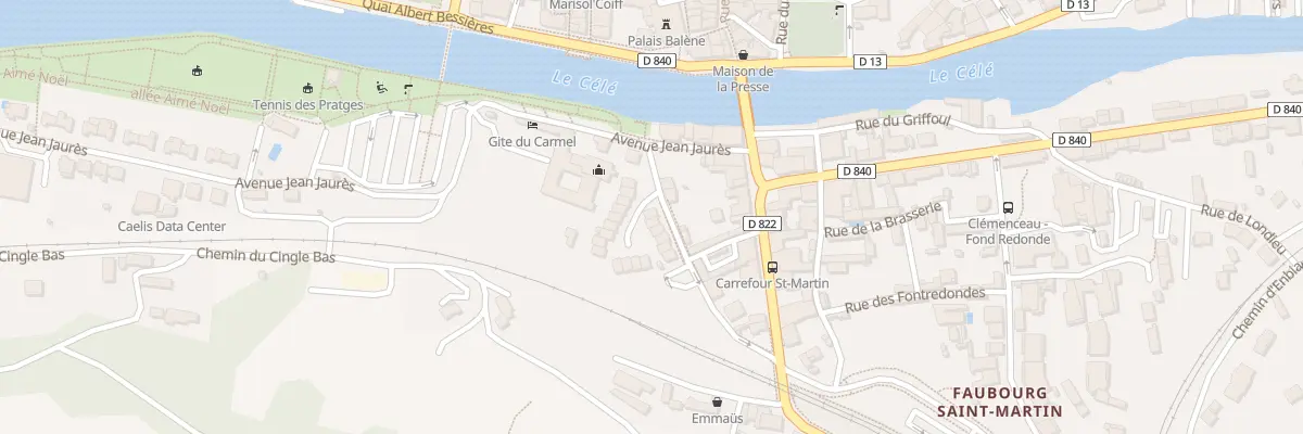 Plan du 2 Rue Marcel Bardet à Figeac