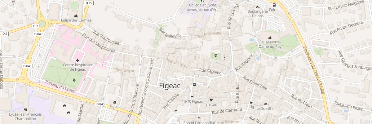 Plan du 11 Rue Saint-Thomas à Figeac