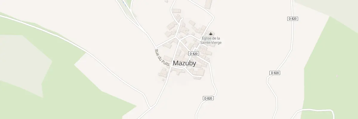 Plan du 6 Rue du Vannage à Mazuby