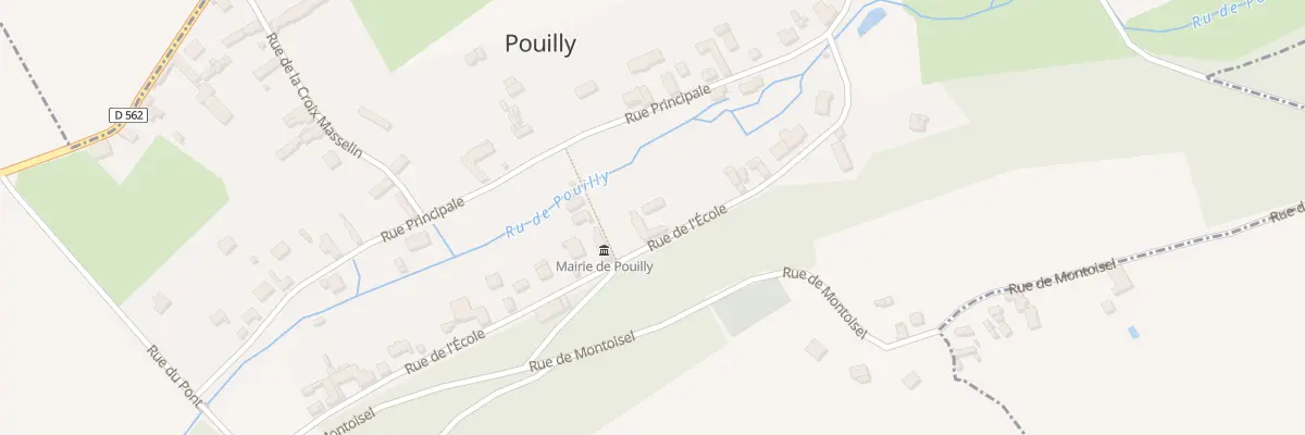 Plan du 11 Rue de l’Ecole à Pouilly