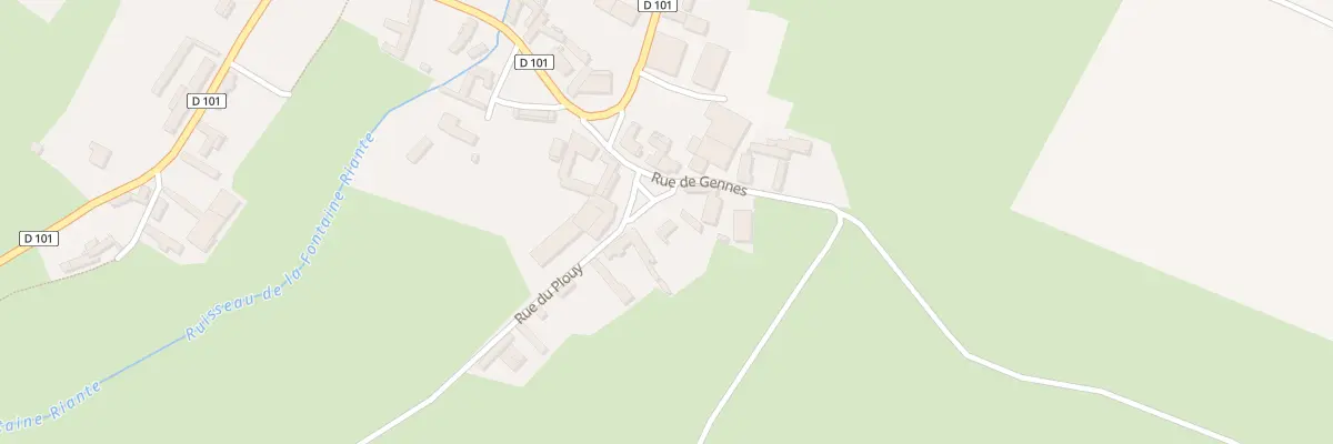 Plan du 2 Rue du Plouy à Caumont