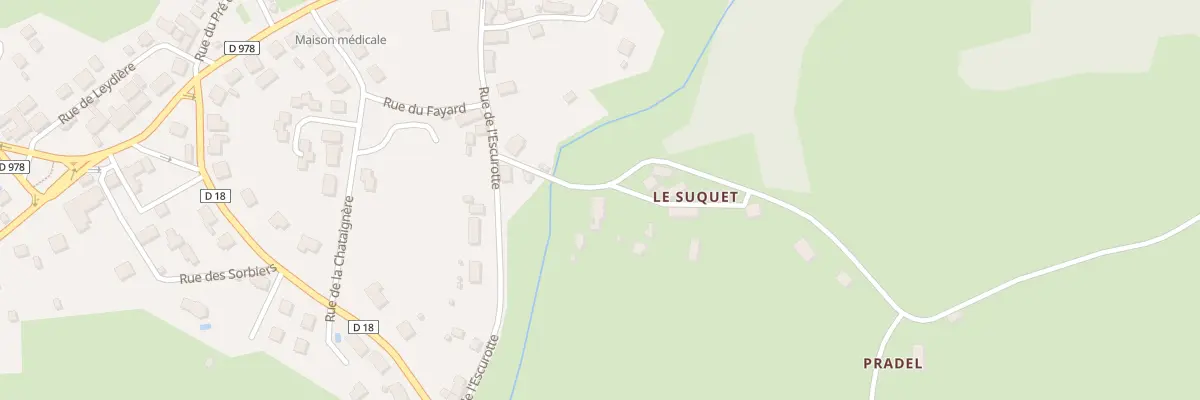 Plan du 1 Le Suquet à Marcillac-la-Croisille