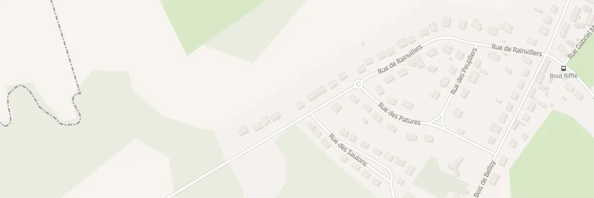 Plan du 405 Rue de Rainvillers à Aux Marais