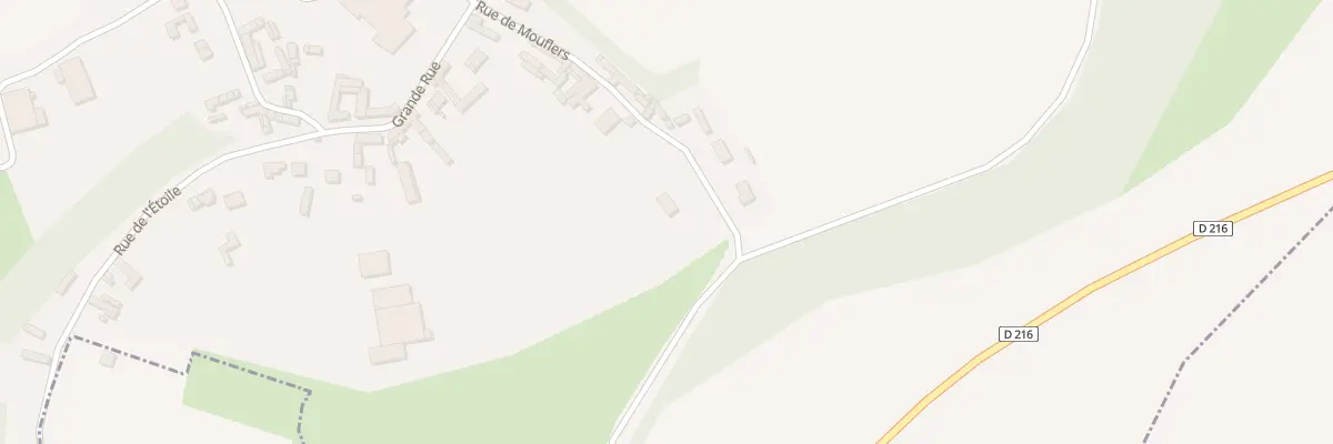 Plan du 2 Rue de Mouflers à Bouchon
