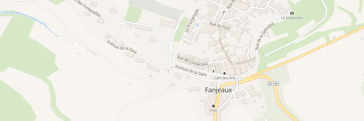 Plan du 23 Rue Cornecaux à Fanjeaux