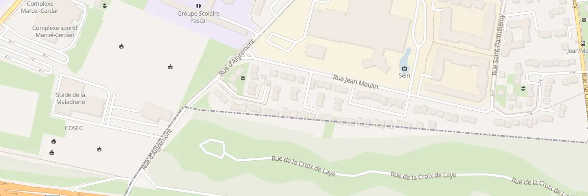 Plan du 105 Rue Jean Moulin à Poissy