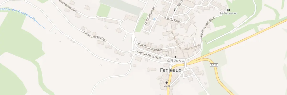 Plan du 63 Le Village à Fanjeaux