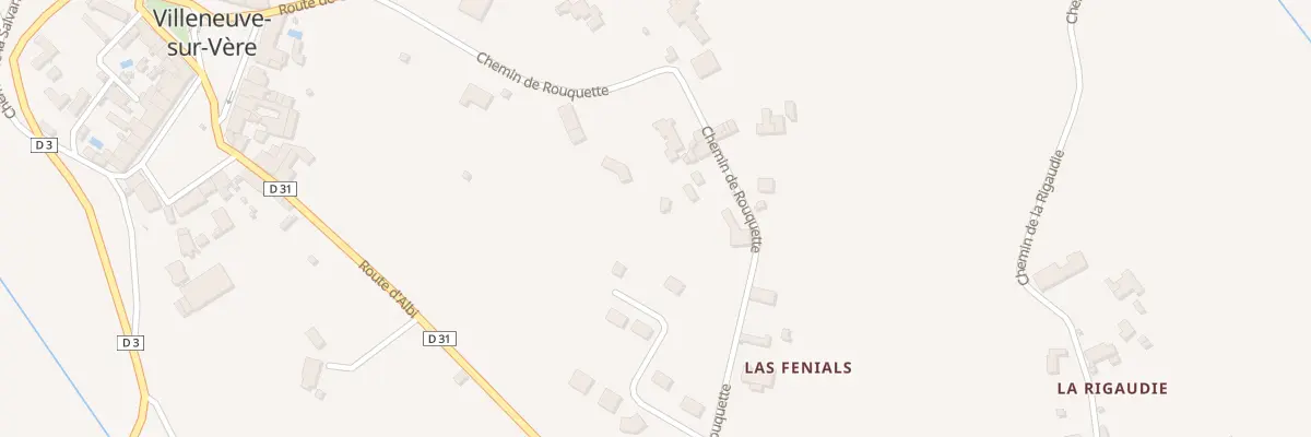 Plan du 24 Che de Rouquette à Villeneuve-sur-Vère