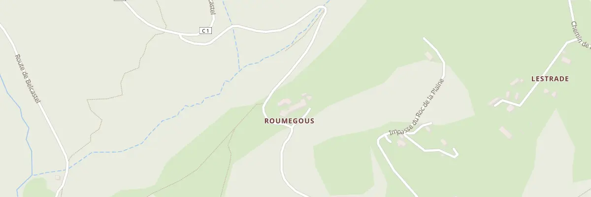 Plan du 1122 Rte de Roumegous à Planioles