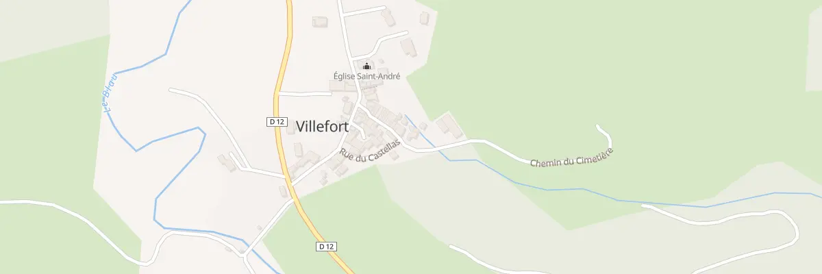 Plan du 6 Le Village à Villefort