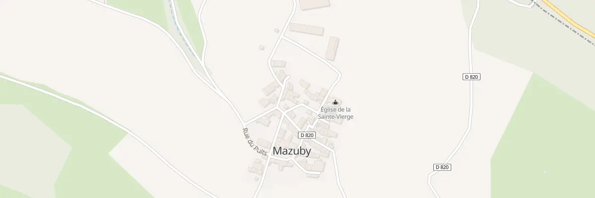 Plan du 2 Pl Publique à Mazuby