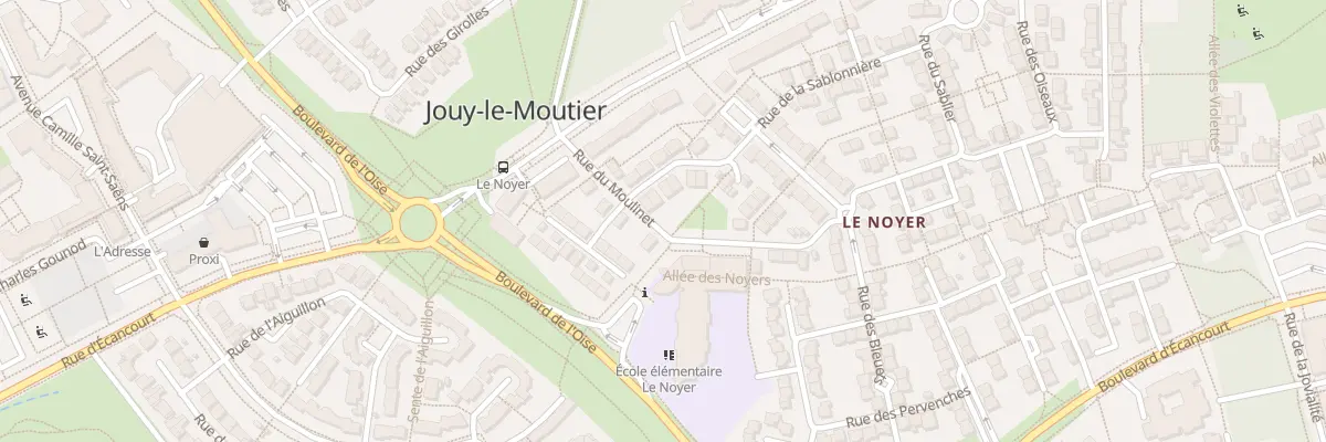 Plan du 4 Rue du Moulinet à Jouy-le-Moutier
