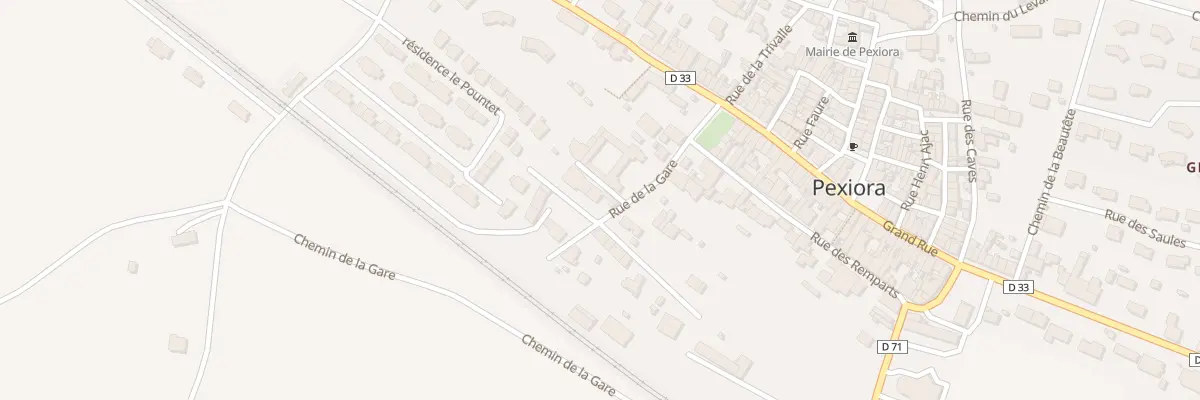 Plan du 4 Rue de la Gare à Pexiora