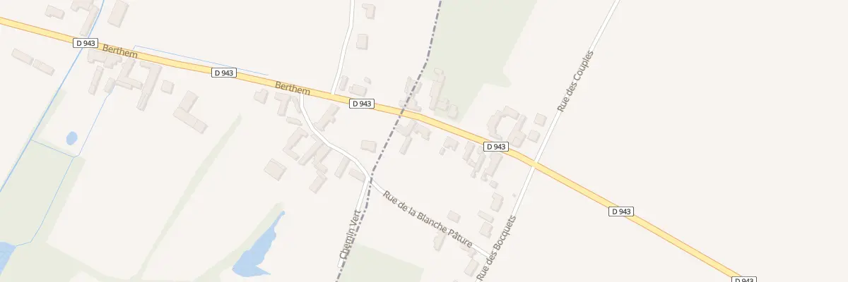 Plan du 325 Rte Nationale Berthem à Zutkerque