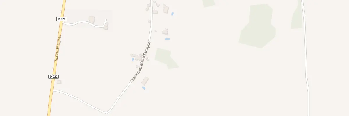 Plan du 5960 Espagnol à Villeneuve