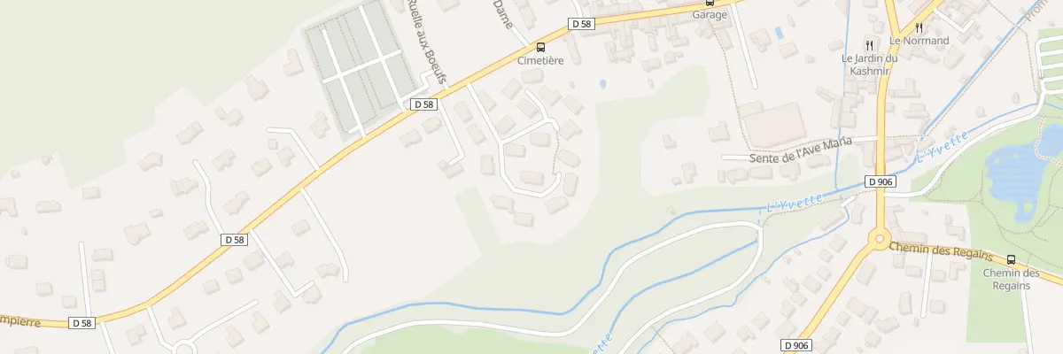 Plan du 10 Res de l’Ave Maria à Chevreuse