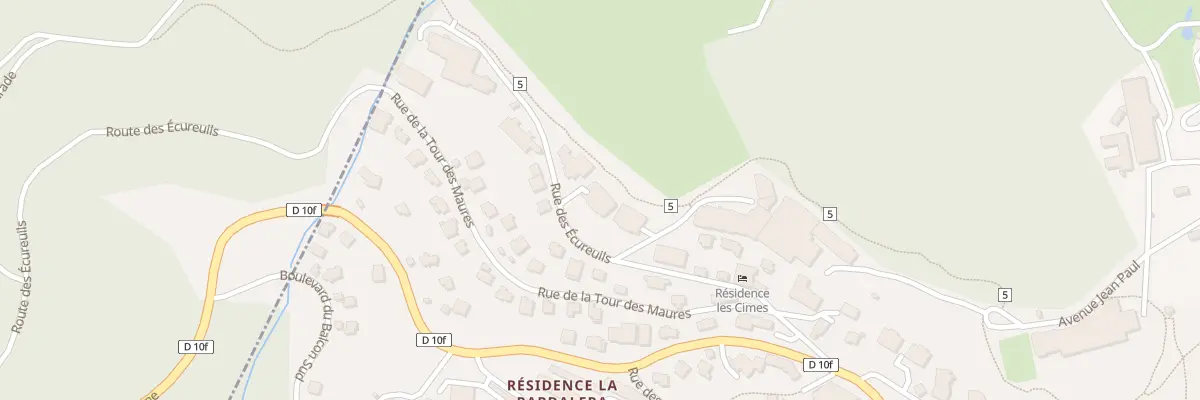 Plan du 17B Rue des Ecureuils à Font-Romeu-Odeillo-Via