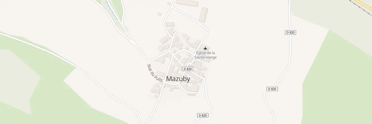 Plan du 3 Rue du Roc de Paul à Mazuby