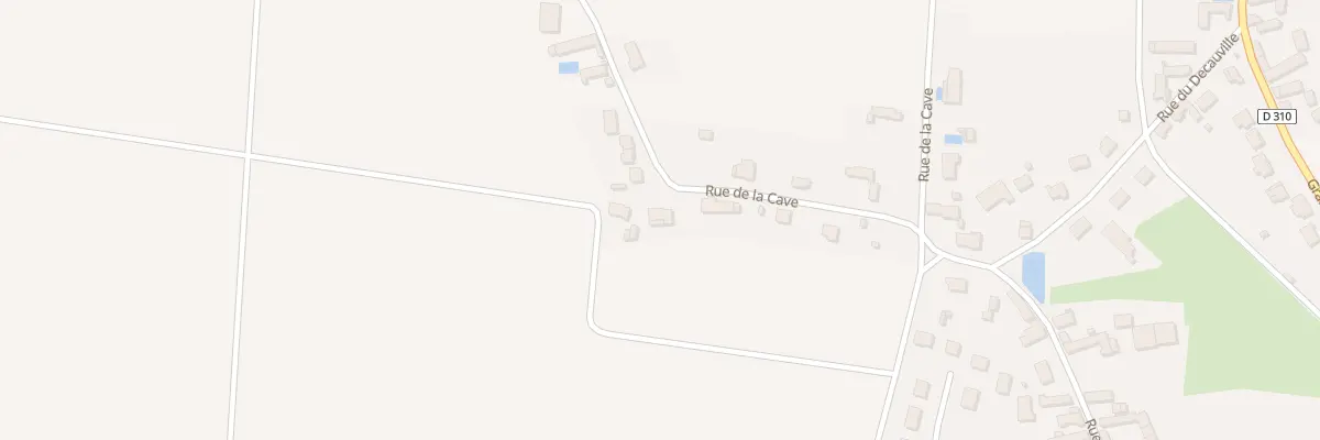 Plan du 5B Rue de la Cave à Bazoches-les-Gallerandes