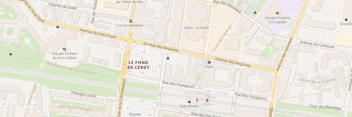 Plan du 6 Rue du Cloître à Cergy