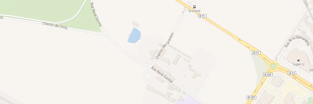 Plan du 1 Vc Ldt Les Graviers à Fontenay-le-Fleury