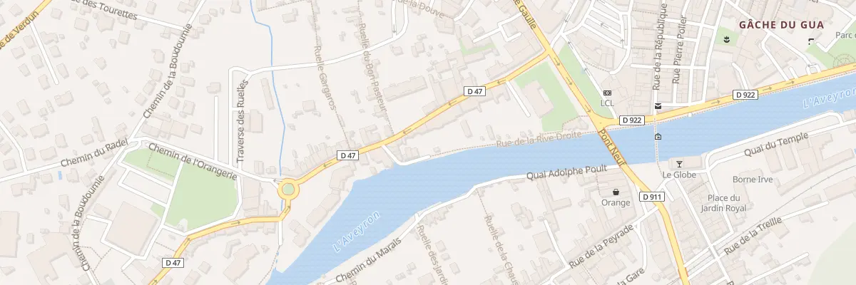 Plan du 15 Rue Ste Emilie de Rodat à Villefranche-de-Rouergue
