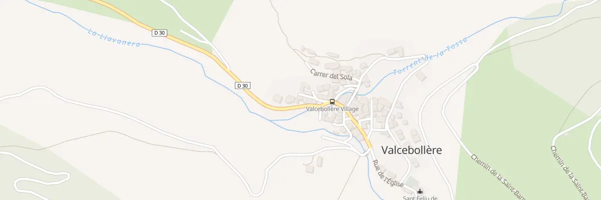 Plan du 111 Le Village de Valcebollere à Valcebollère