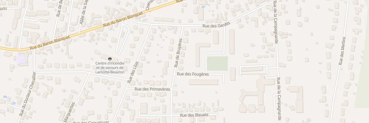 Plan du 14 Rue des Bruyères à Lamotte-Beuvron