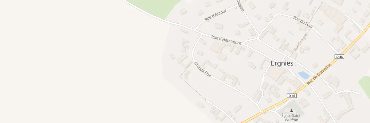 Plan du 12 Gr Grande Rue à Ergnies