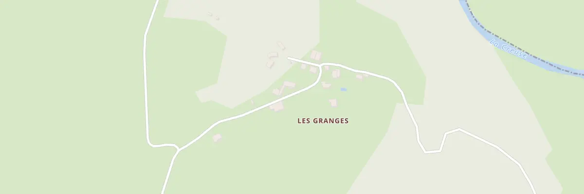 Plan du 14 Les Granges à Ahun