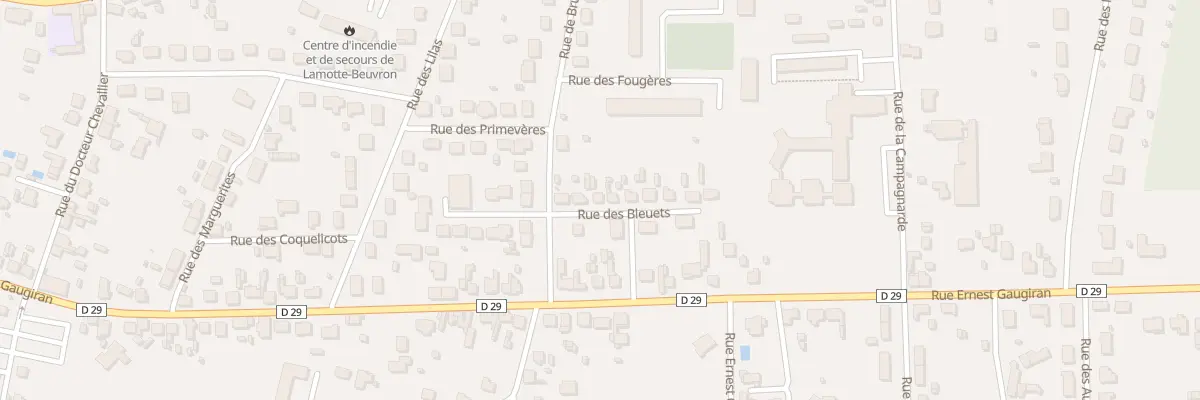 Plan du 5 Rue des Bleuets à Lamotte-Beuvron