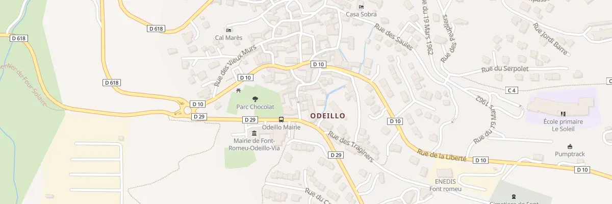 Plan du 18 Rue du Lavoir à Font-Romeu-Odeillo-Via