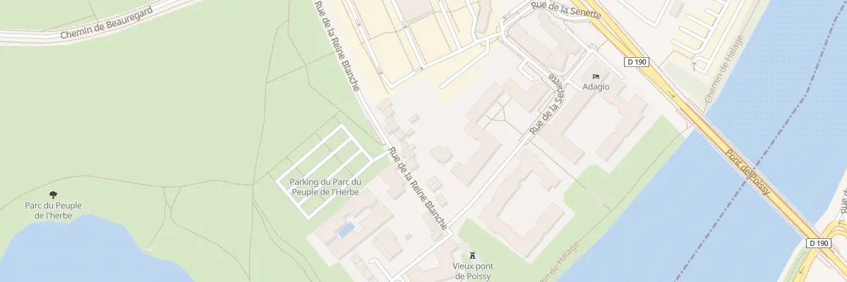 Plan du 142 Rue de la Reine Blanche à Carrières-sous-Poissy