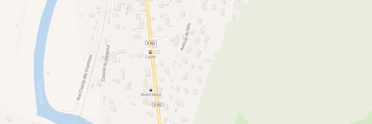 Plan du 77 Av de Félix à Villefranche-de-Rouergue