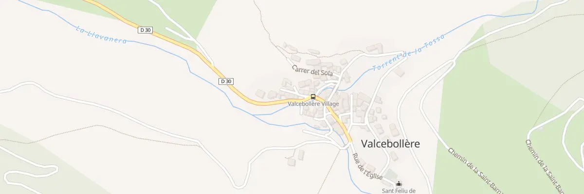 Plan du 121 Le Village de Valcebollere à Valcebollère