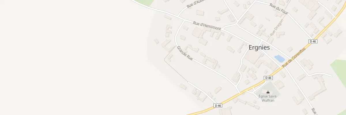 Plan du 10 Gr Grande Rue à Ergnies