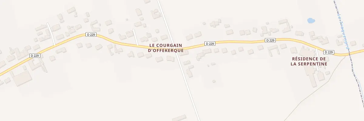 Plan du 25 Rue du Courgain à Offekerque