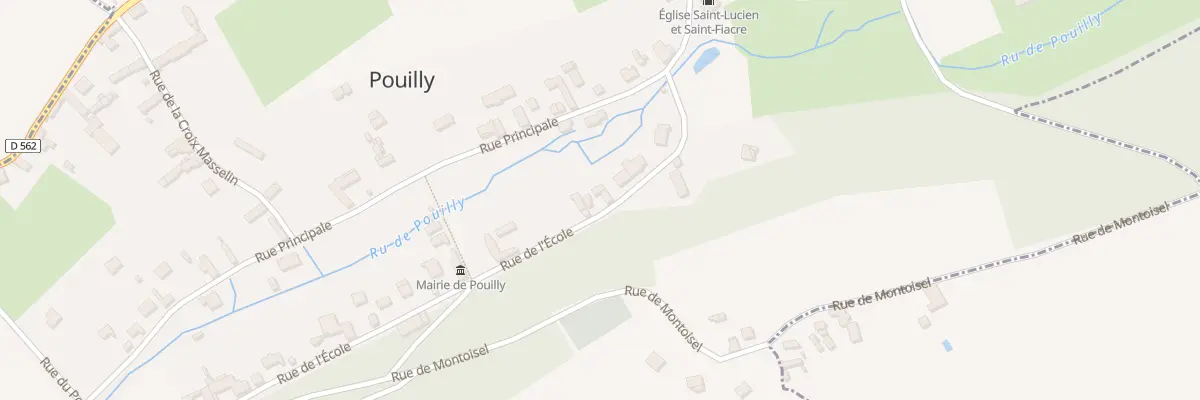 Plan du 7 Rue de l’Ecole à Pouilly