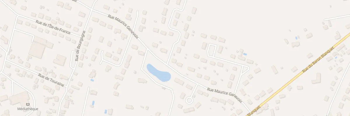 Plan du 14 Rue Maurice Genevoix à Lamotte-Beuvron