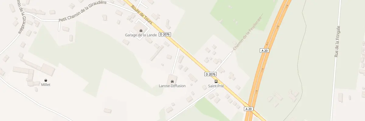 Plan du 69 Rte de Tours à Vierzon